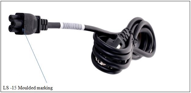 Hewlett-Packard LS-15 AC power cord