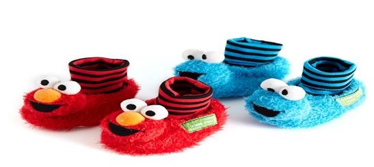 Dunnes Stores Elmo Cookie Monster slippers