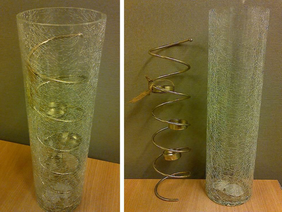 TK Maxx glass candle holder