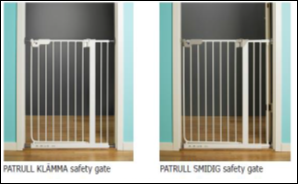 Ikea pressure mounted safety gates