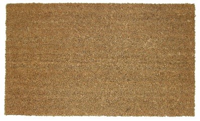 Diall large PVC backed coir mat 60x90cm