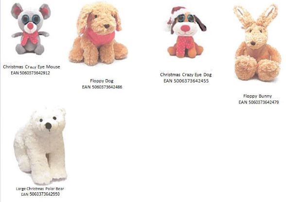 Tesco Plush Toys