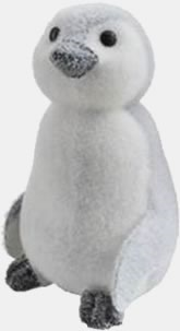 Tesco Decorative Flocked Penguin