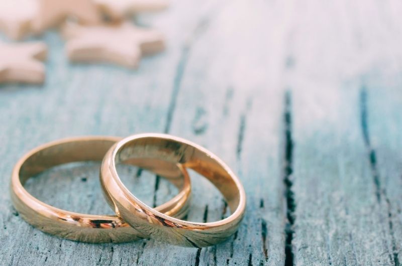 Two wedding rings