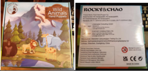 Rocky & Chao Wild Animal Hand Puppets