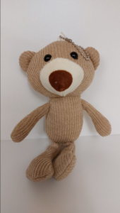 One piece plush bear toy 