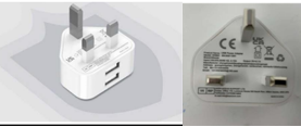 Niluoya USB Charger Plug 2.1A/5V Dual Port USB Power Adapter