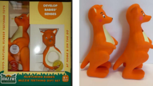 Kangaroo teething sales toy