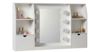 This image shows The Port.co Gallery light up mirror vanity unit.