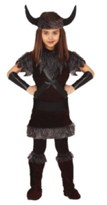 This image shows the Fiesta Guirca Viking girls costume.