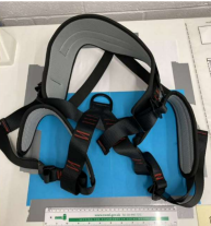 This image shows a high-altitude safety belt or harness.