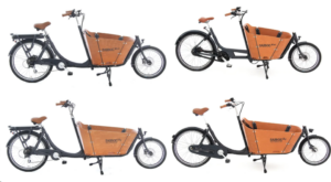 The image is a cargo bike