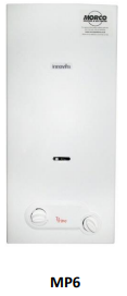 gas water heater model MP6