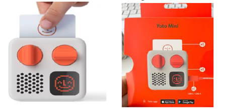 Product Safety Information notice on the Yoto Mini (2021-2023