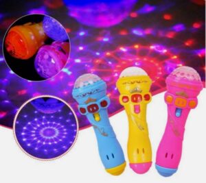 a group of colourful toy torches that shine differing patterns