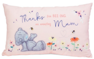 Image shows Me to You, Tatty Teddy Mother’s Day ‘Thanks for Bee-ing an Amazing Mum’ Cushion