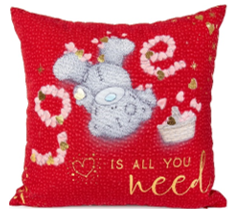 Image shows Me to You, Tatty Teddy Valentine’s ‘Love is all you Need’ Cushion