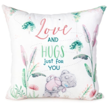 Image shows Me to You, Tatty Teddy ‘Love and Hugs Just for You’ Cushion