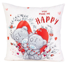 Image shows Me to You, Tatty Teddy ‘You Make Me Happy’ Valentine’s Cushion