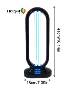 mini air purifier lamp out of the packaging