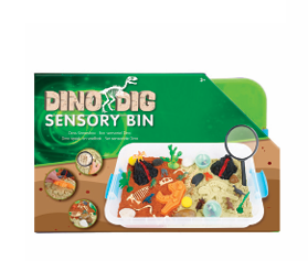 Dino Dig Sensory bin 