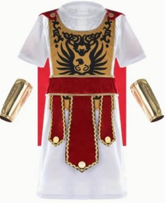 Childrens Roman Fancy Dress Costume.