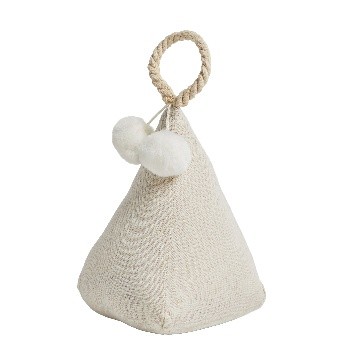Pom Pom Doorstop Natural